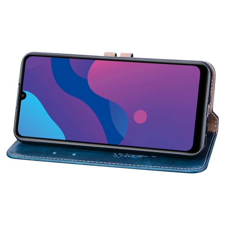 For Huawei Honor 9A Business Style Oil Wax Texture Horizontal Flip Leather Case with Holder & Card Slots & Wallet