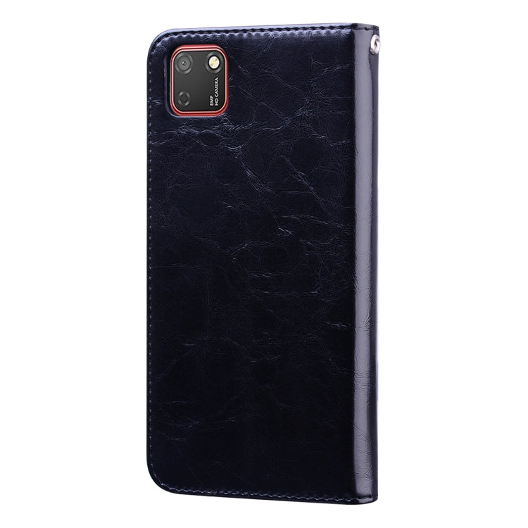 For Huawei Honor 9S Business Style Oil Wax Texture Horizontal Flip Leather Case with Holder & Card Slots & Wallet