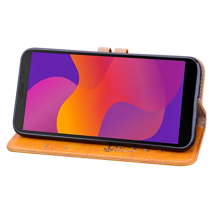 For Huawei Honor 9S Business Style Oil Wax Texture Horizontal Flip Leather Case with Holder & Card Slots & Wallet