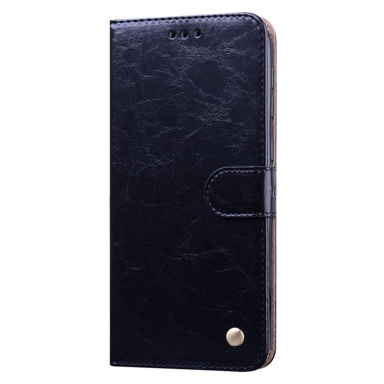 For Samsung Galaxy M21 Business Style Oil Wax Texture Horizontal Flip Leather Case with Holder & Card Slots & Wallet
