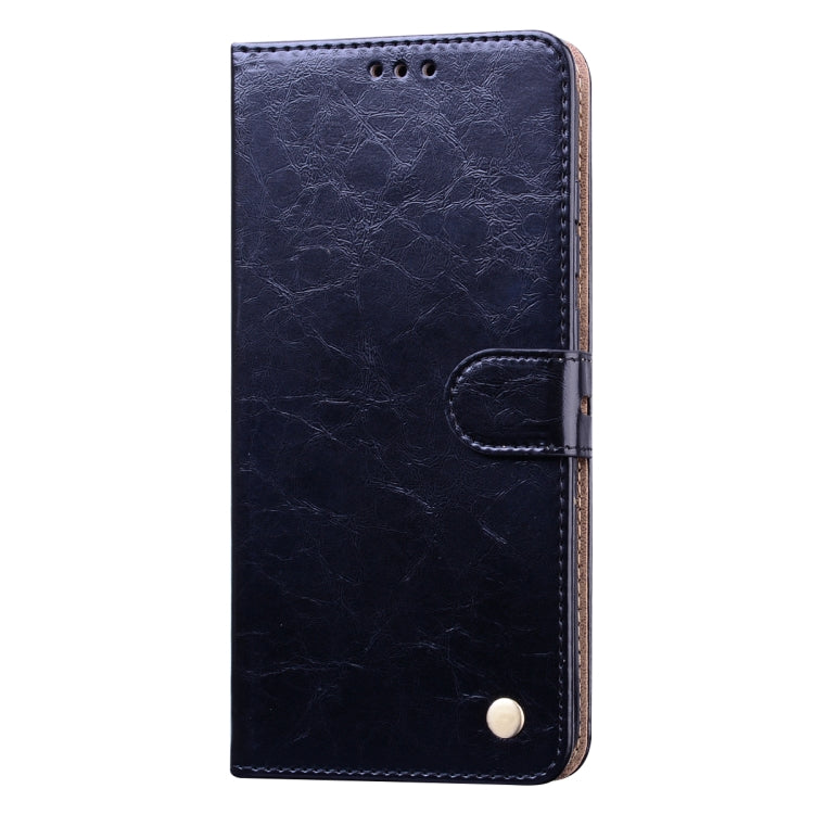 For Samsung Galaxy A11 Business Style Oil Wax Texture Horizontal Flip Leather Case with Holder & Card Slots & Wallet