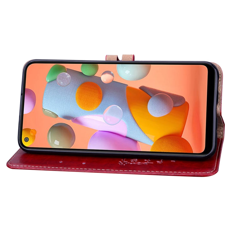 For Samsung Galaxy A11 Business Style Oil Wax Texture Horizontal Flip Leather Case with Holder & Card Slots & Wallet
