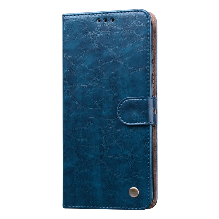 For Samsung Galaxy A11 Business Style Oil Wax Texture Horizontal Flip Leather Case with Holder & Card Slots & Wallet
