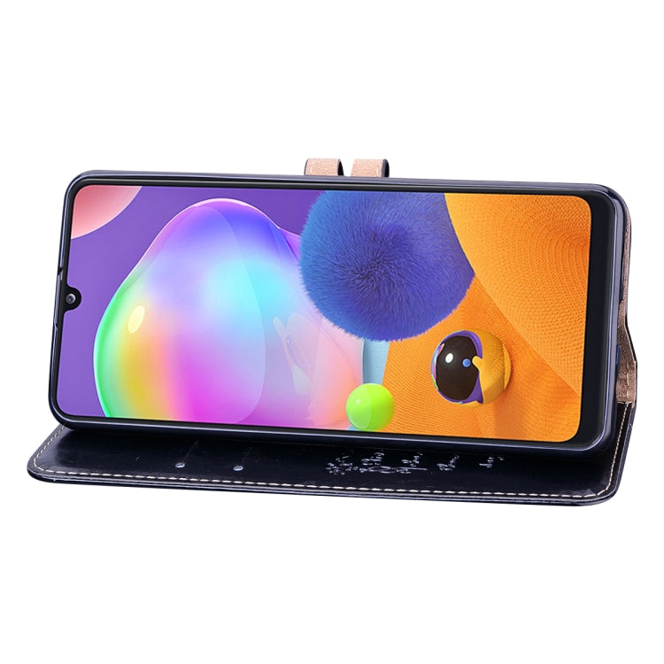 For Samsung Galaxy A31 Business Style Oil Wax Texture Horizontal Flip Leather Case with Holder & Card Slots & Wallet