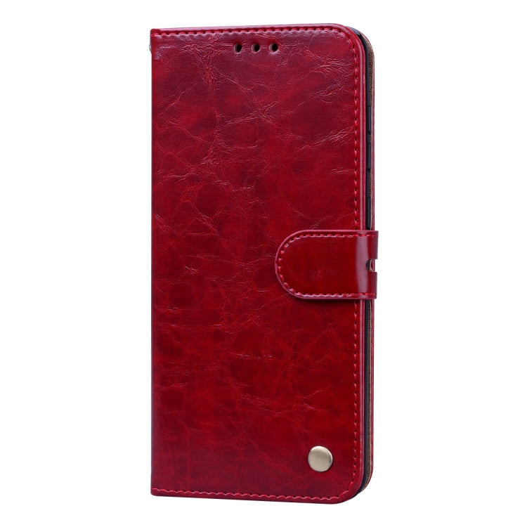 For Samsung Galaxy A31 Business Style Oil Wax Texture Horizontal Flip Leather Case with Holder & Card Slots & Wallet