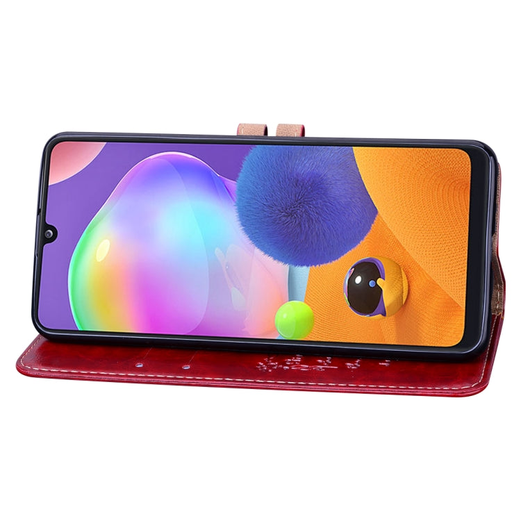For Samsung Galaxy A31 Business Style Oil Wax Texture Horizontal Flip Leather Case with Holder & Card Slots & Wallet