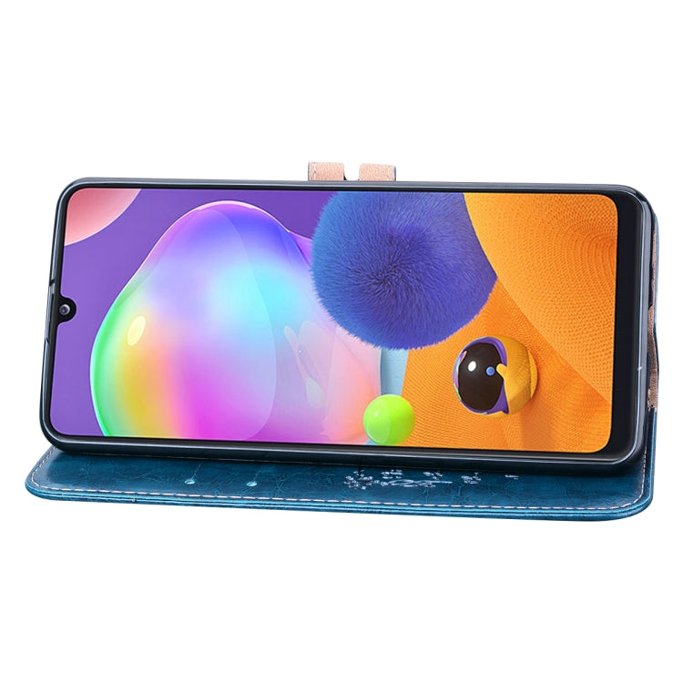 For Samsung Galaxy A31 Business Style Oil Wax Texture Horizontal Flip Leather Case with Holder & Card Slots & Wallet