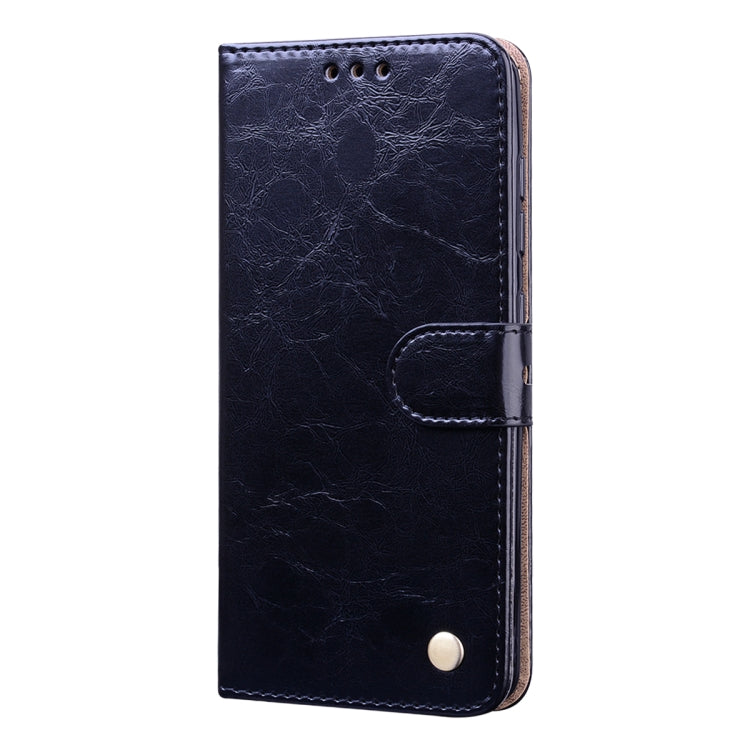 For Samsung Galaxy A41 Business Style Oil Wax Texture Horizontal Flip Leather Case with Holder & Card Slots & Wallet