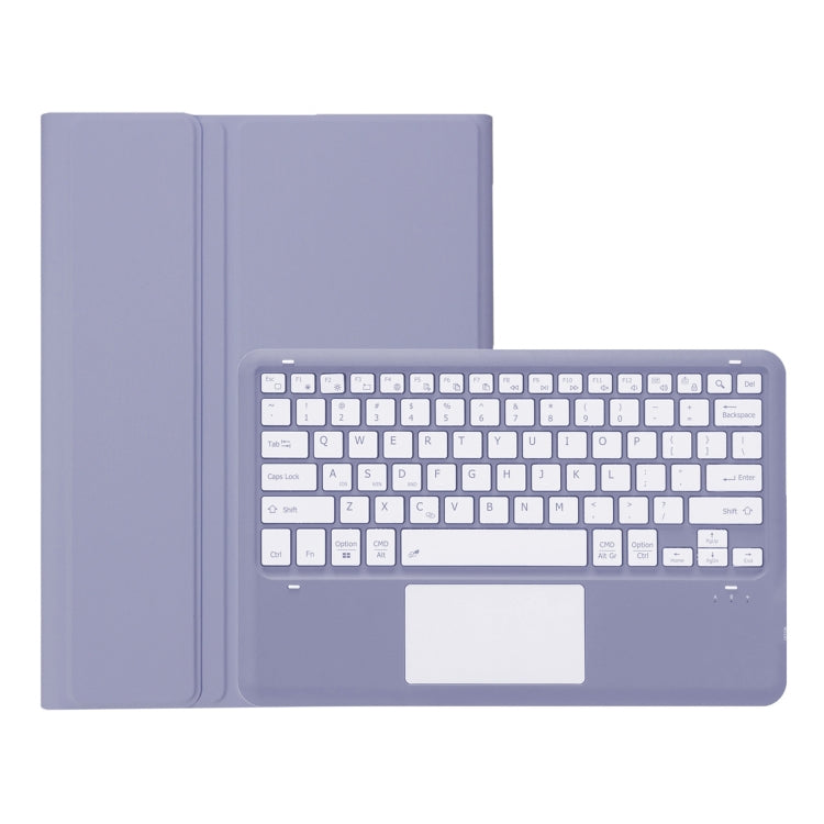 A810B-A For Samsung Galaxy Tab S9+ Touch Pad Detachable Bluetooth Keyboard Leather Tablet Case