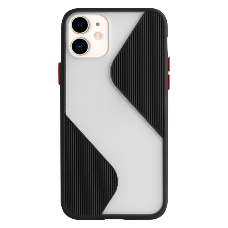 For iPhone 11 Contrast Color Stitching TPU Protective Case