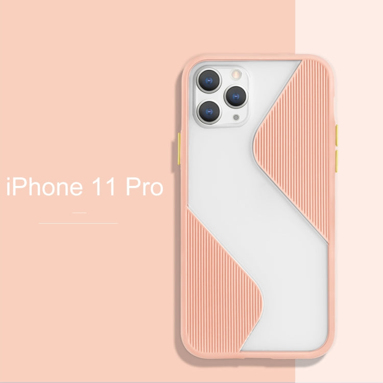 For iPhone 11 Pro Contrast Color Stitching TPU Protective Case