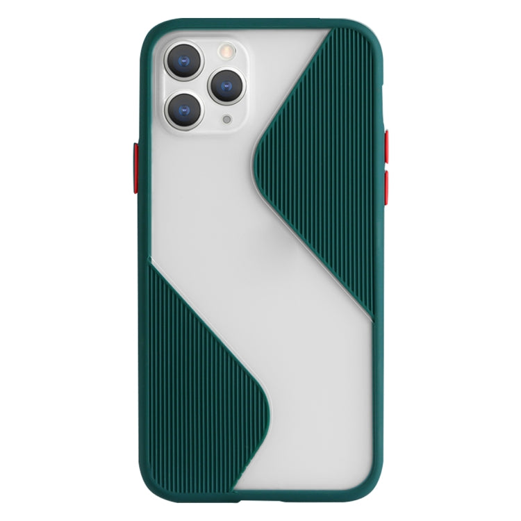For iPhone 11 Pro Contrast Color Stitching TPU Protective Case