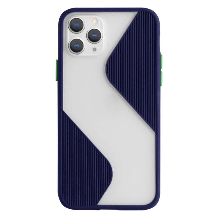 For iPhone 11 Pro Contrast Color Stitching TPU Protective Case