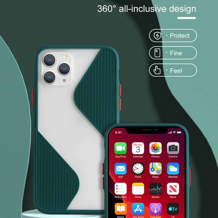 For iPhone 11 Pro Contrast Color Stitching TPU Protective Case