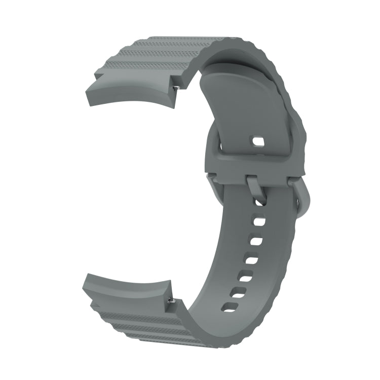 For Samsung Galaxy Watch 6 / 6 Classic Wave Dotted Pure Color Buckle Silicone Watch Band