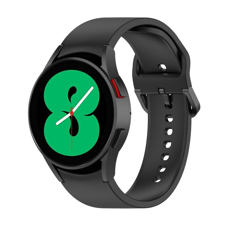 For Samsung Galaxy Watch 6 / 6 Classic Solid Color Buckle Silicone Watch Band, Size: