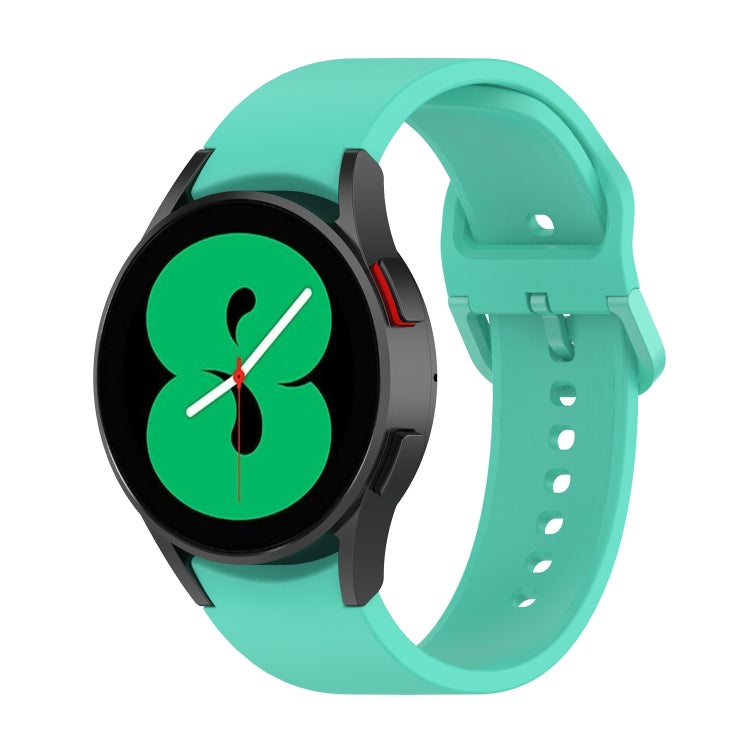 For Samsung Galaxy Watch 6 / 6 Classic Solid Color Buckle Silicone Watch Band, Size: