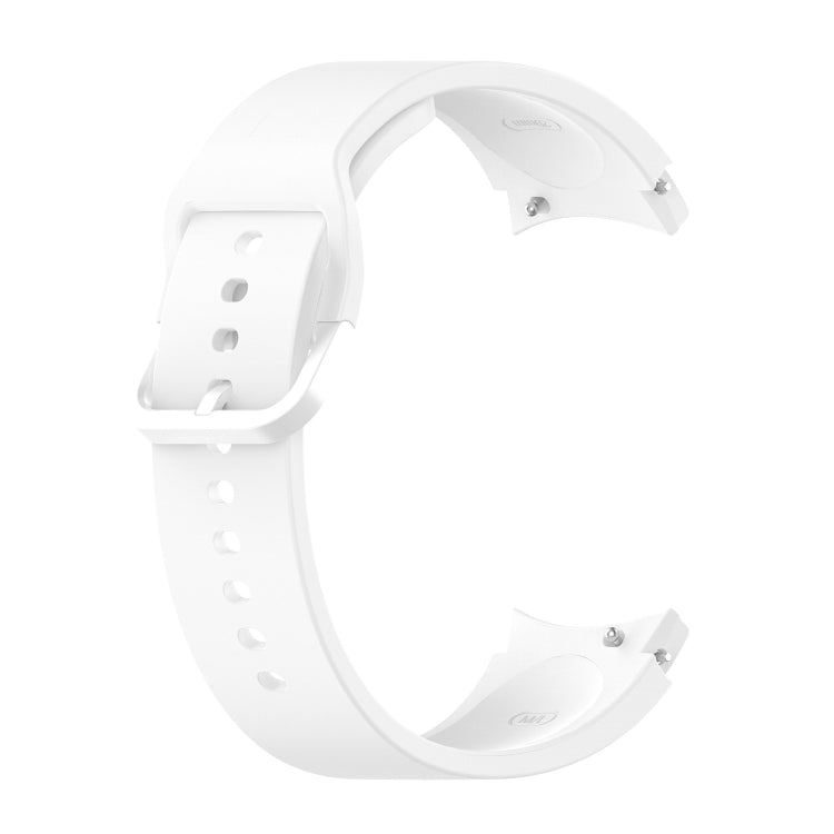 For Samsung Galaxy Watch 6 / 6 Classic Solid Color Buckle Silicone Watch Band, Size: