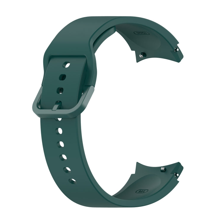 For Samsung Galaxy Watch 6 / 6 Classic Solid Color Buckle Silicone Watch Band, Size: