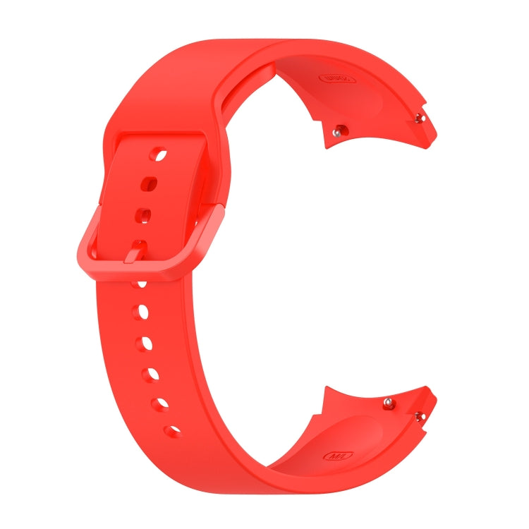 For Samsung Galaxy Watch 6 / 6 Classic Solid Color Buckle Silicone Watch Band, Size: