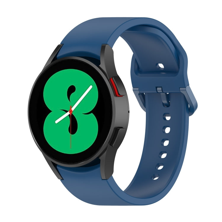 For Samsung Galaxy Watch 6 / 6 Classic Solid Color Buckle Silicone Watch Band, Size:
