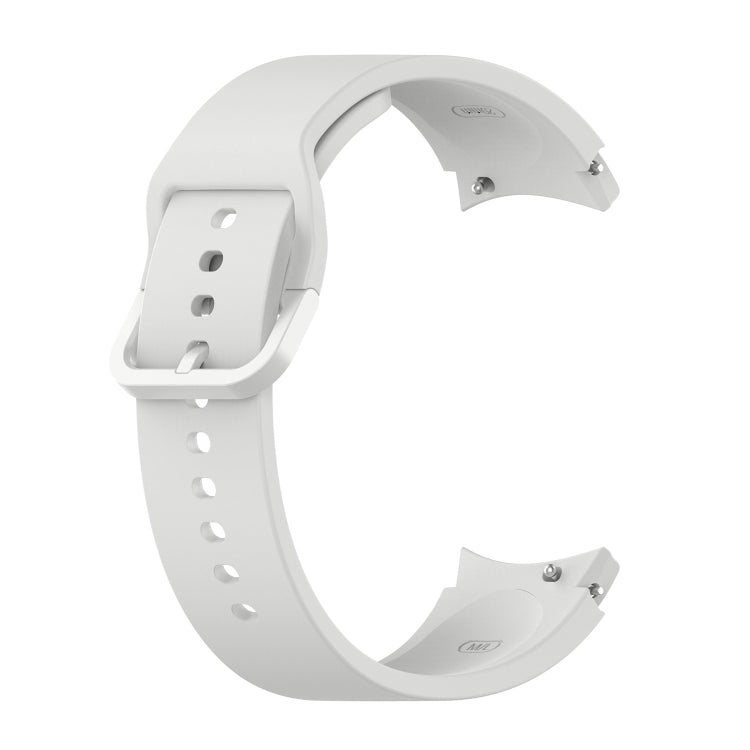 For Samsung Galaxy Watch 6 / 6 Classic Solid Color Buckle Silicone Watch Band, Size: