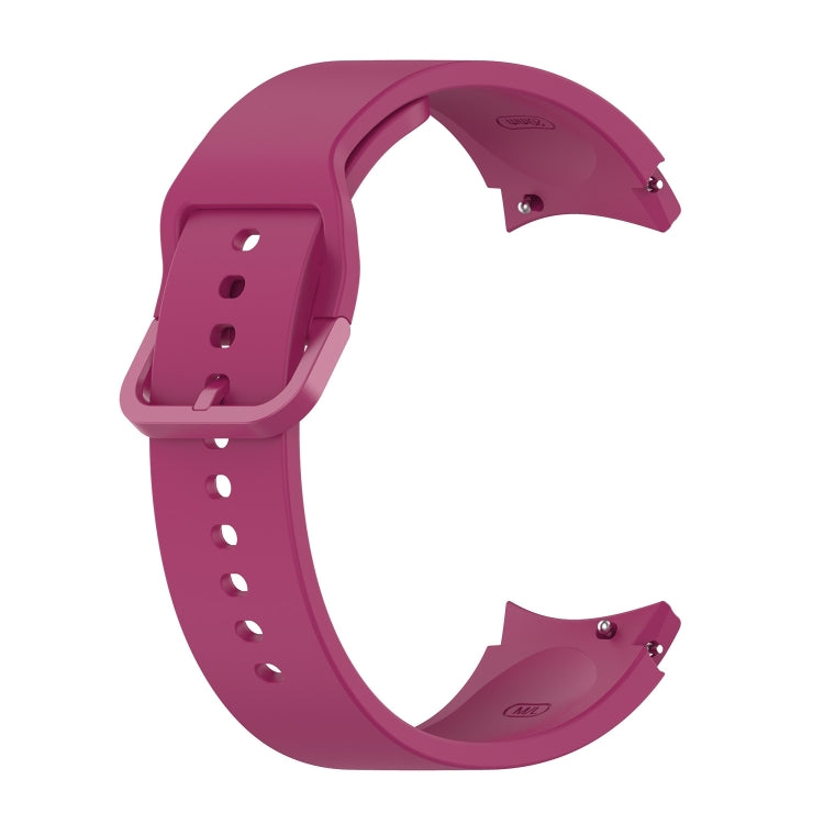 For Samsung Galaxy Watch 6 / 6 Classic Solid Color Buckle Silicone Watch Band, Size: