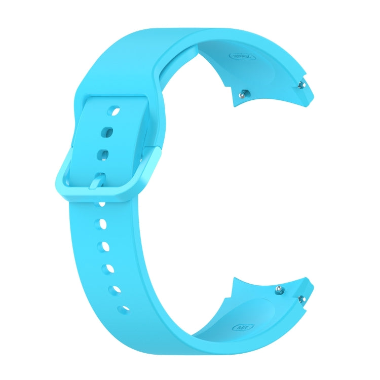 For Samsung Galaxy Watch 6 / 6 Classic Solid Color Buckle Silicone Watch Band, Size: