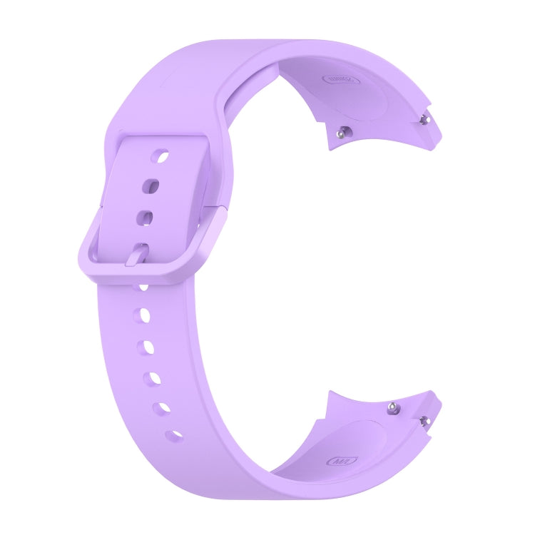 For Samsung Galaxy Watch 6 / 6 Classic Solid Color Buckle Silicone Watch Band, Size:
