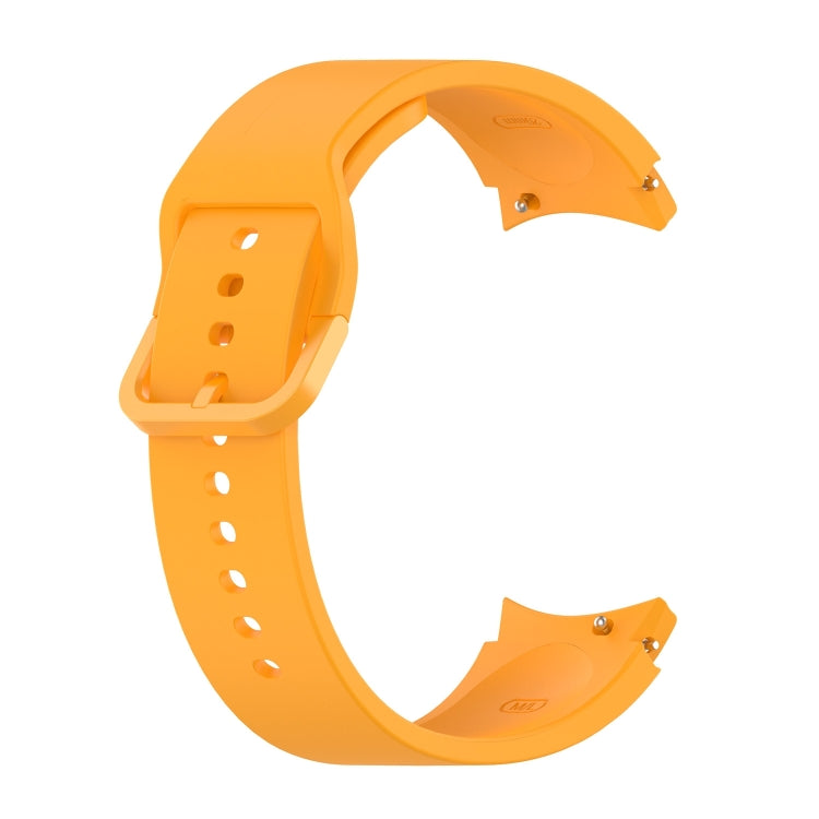 For Samsung Galaxy Watch 6 / 6 Classic Solid Color Buckle Silicone Watch Band, Size: