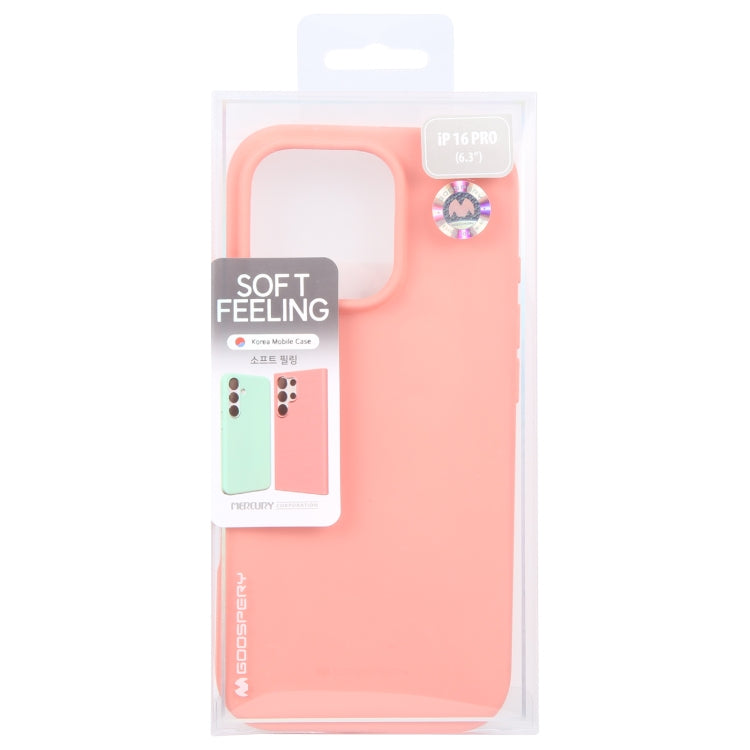 For iPhone 16 Pro Max GOOSPERY SOFT FEELING Liquid TPU Soft Phone Case