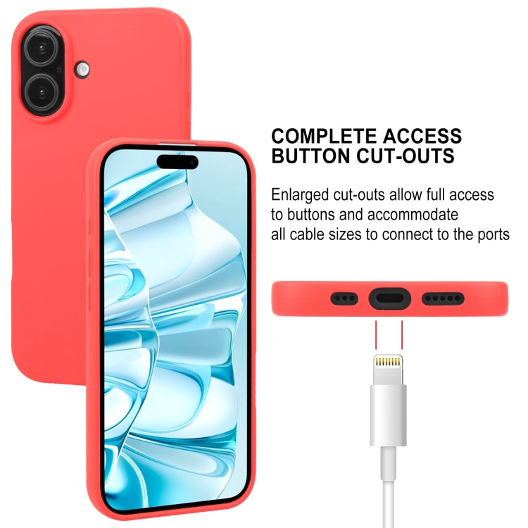 For iPhone 16 Plus GOOSPERY SOFT FEELING Liquid TPU Soft Phone Case