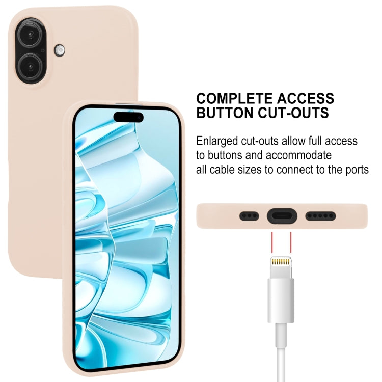 For iPhone 16 Plus GOOSPERY SOFT FEELING Liquid TPU Soft Phone Case