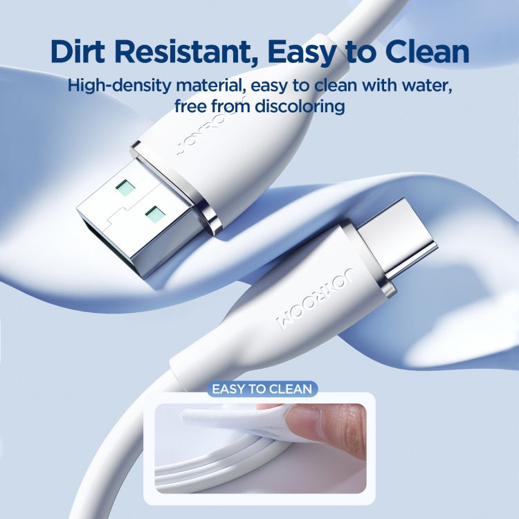 JOYROOM SA29-AC3 3A USB to USB-C/Type-C Liquid Silicone Fast Charging Data Cable, Length: 1.2m