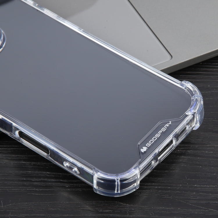 For iPhone 16 Pro Max MERCURY GOOSPERY SUPER Four-Corner Shockproof TPU Phone Case - Transparent