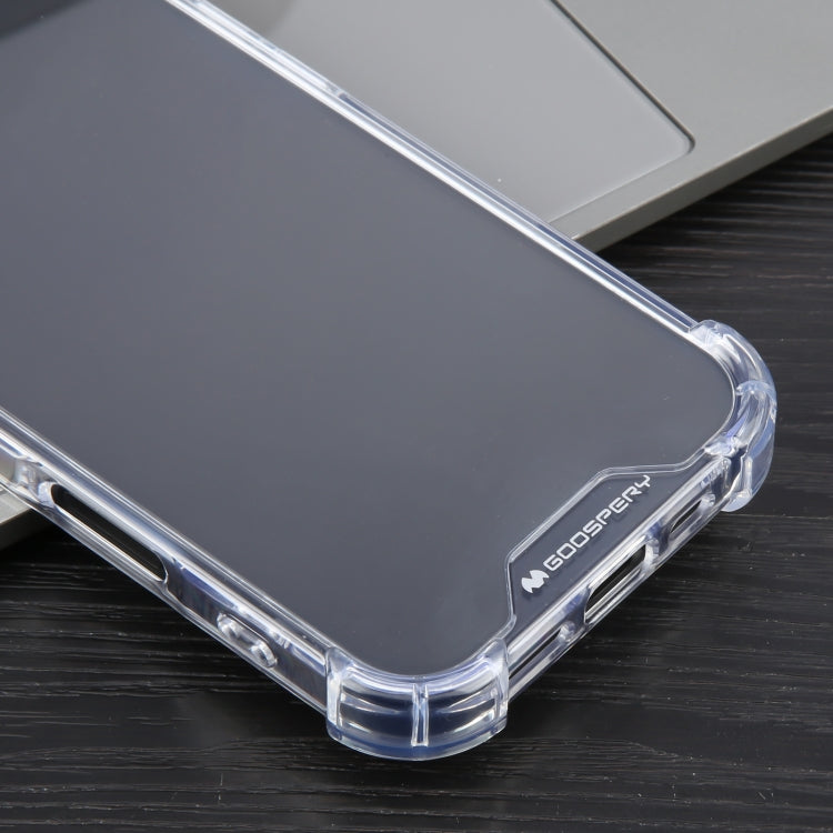 For iPhone 16 MERCURY GOOSPERY SUPER Four-Corner Shockproof TPU Phone Case - Transparent