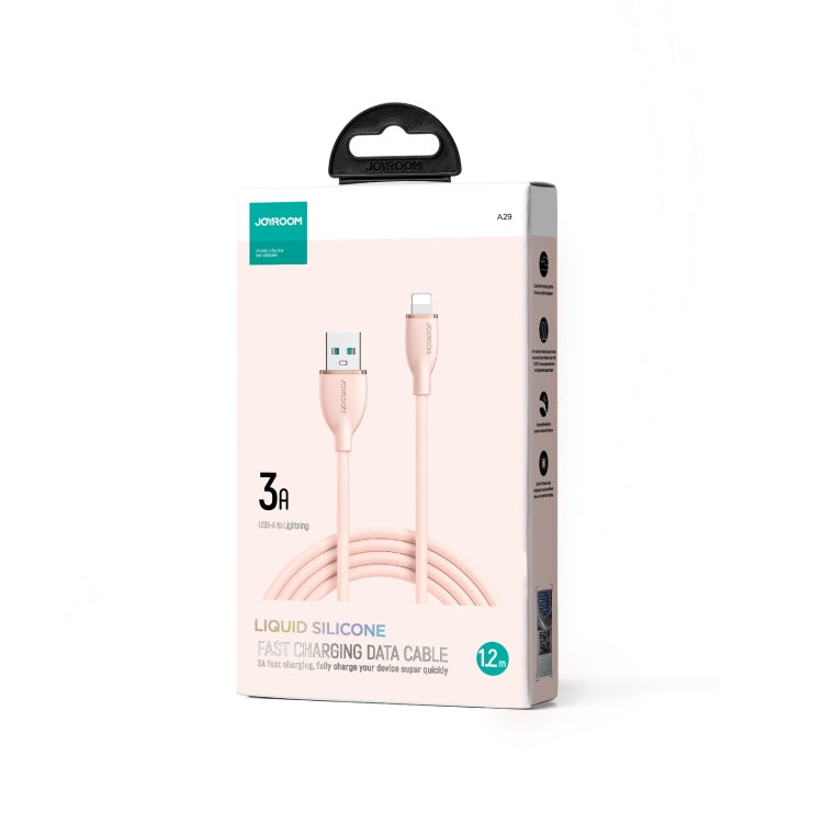 JOYROOM SA29-AL3 3A USB to 8 Pin Liquid Silicone Fast Charging Data Cable, Length: 1.2m