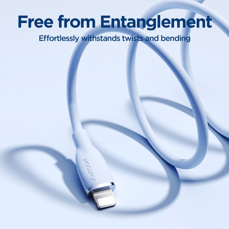 JOYROOM SA29-AL3 3A USB to 8 Pin Liquid Silicone Fast Charging Data Cable, Length: 1.2m