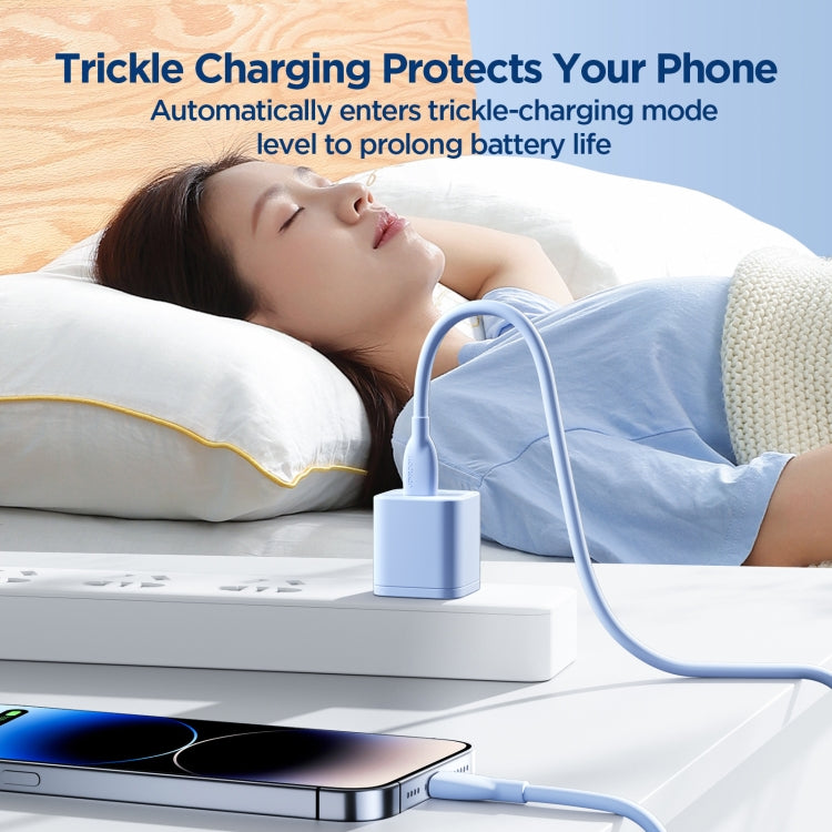 JOYROOM SA29-AL3 3A USB to 8 Pin Liquid Silicone Fast Charging Data Cable, Length: 1.2m