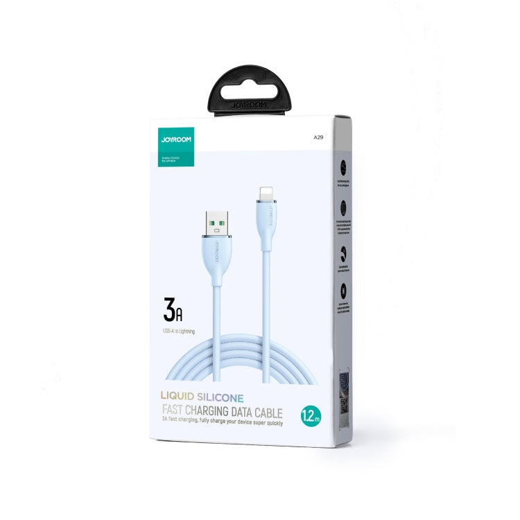 JOYROOM SA29-AL3 3A USB to 8 Pin Liquid Silicone Fast Charging Data Cable, Length: 1.2m