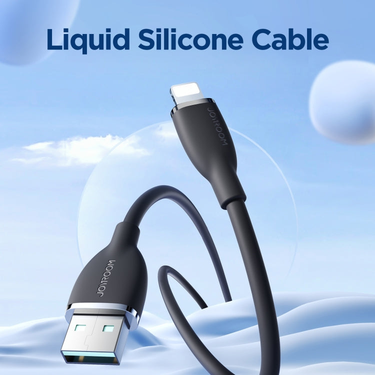JOYROOM SA29-AL3 3A USB to 8 Pin Liquid Silicone Fast Charging Data Cable, Length: 2m