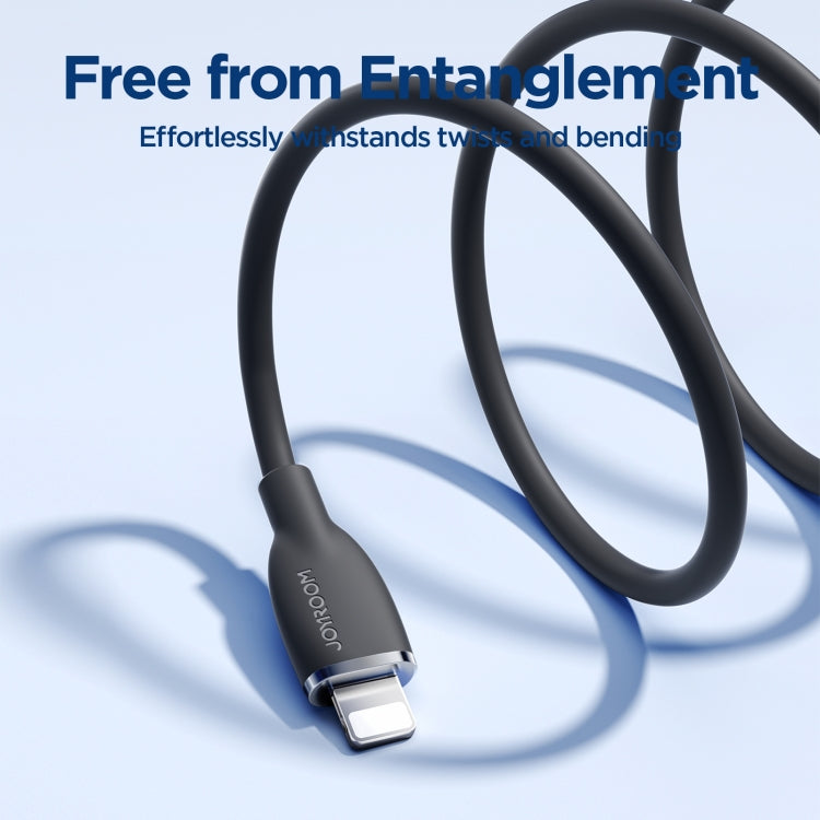JOYROOM SA29-AL3 3A USB to 8 Pin Liquid Silicone Fast Charging Data Cable, Length: 2m