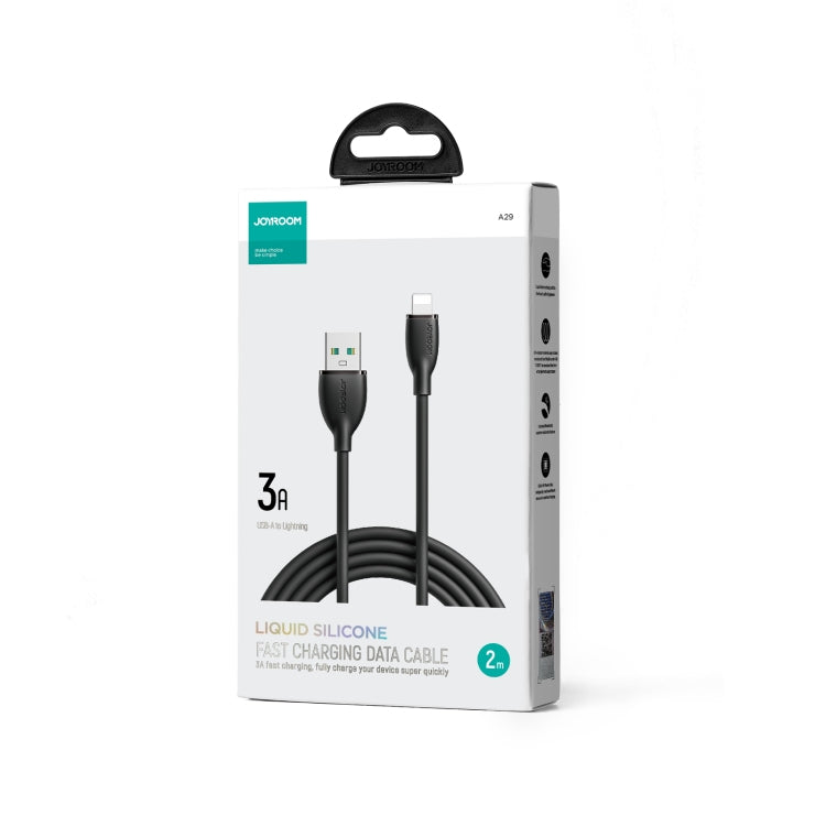 JOYROOM SA29-AL3 3A USB to 8 Pin Liquid Silicone Fast Charging Data Cable, Length: 2m