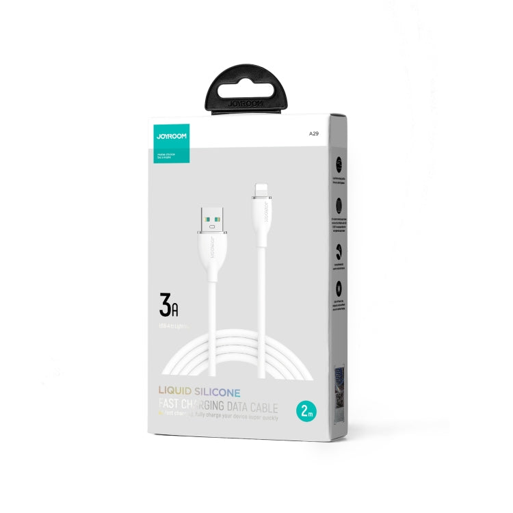 JOYROOM SA29-AL3 3A USB to 8 Pin Liquid Silicone Fast Charging Data Cable, Length: 2m