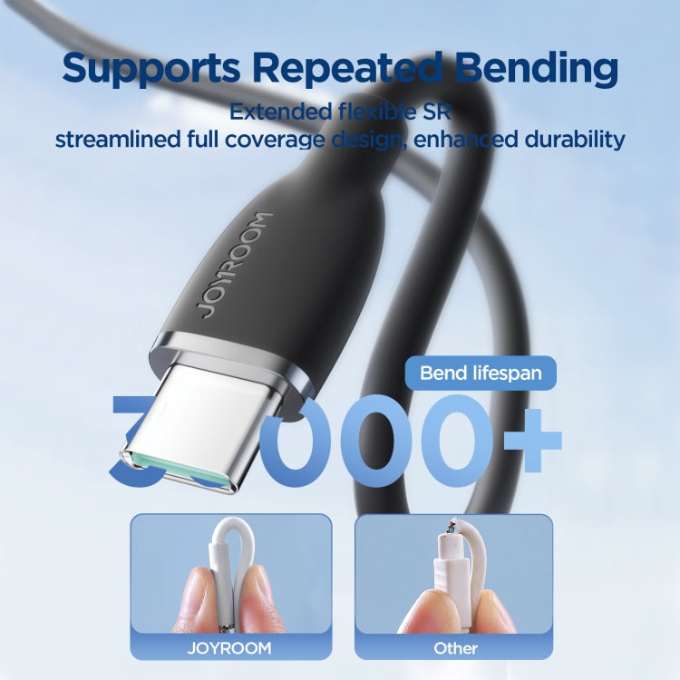 JOYROOM SA29-CC5 100W USB-C/Type-C to USB-C/Type-C Liquid Silicone Fast Charging Data Cable, Length: 1.2m