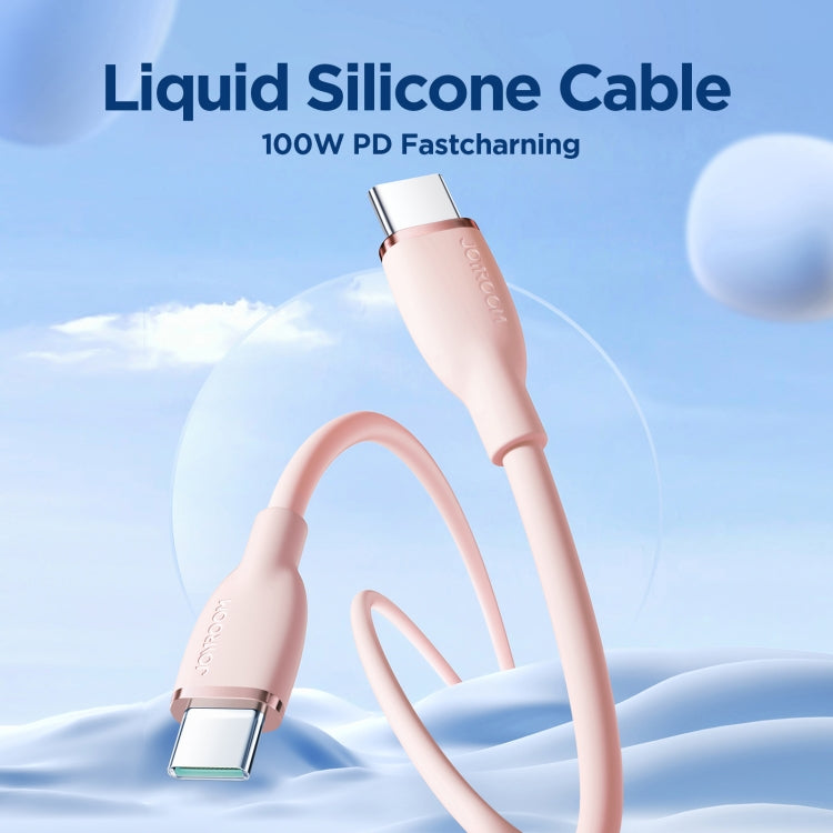 JOYROOM SA29-CC5 100W USB-C/Type-C to USB-C/Type-C Liquid Silicone Fast Charging Data Cable, Length: 1.2m