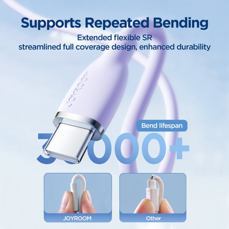 JOYROOM SA29-CC5 100W USB-C/Type-C to USB-C/Type-C Liquid Silicone Fast Charging Data Cable, Length: 1.2m