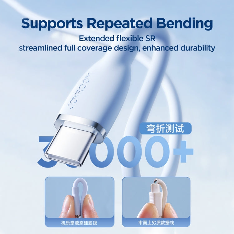 JOYROOM SA29-CC5 100W USB-C/Type-C to USB-C/Type-C Liquid Silicone Fast Charging Data Cable, Length: 1.2m