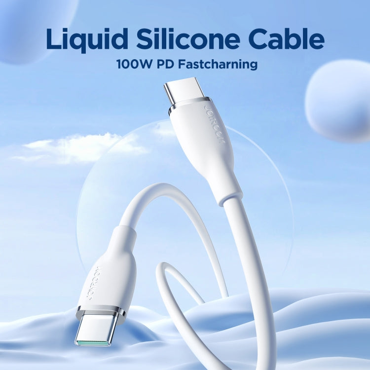 JOYROOM SA29-CC5 100W USB-C/Type-C to USB-C/Type-C Liquid Silicone Fast Charging Data Cable, Length: 2m