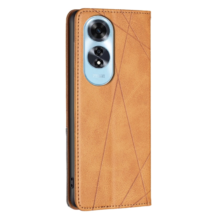 For OPPO A60 Prismatic Invisible Magnetic Leather Phone Case